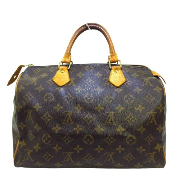 Auth Louis Vuitton Speedy 30 Satchel #32204L26B - Picture 3 of 13